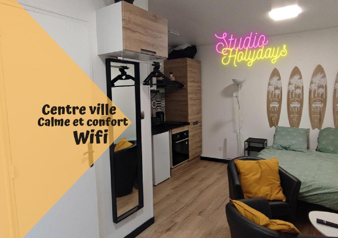 **Studio Holidays** Centre Ville 20 M2 شالو أو شُمْبانيِ المظهر الخارجي الصورة